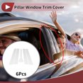 thumbnail image 2 of Recubrimiento de ventana del pilar para Volkswagen Jetta 06-10 Etiqueta Antirrayaduras Tono Plateado 6 Pzs, 2 of 6