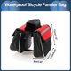 thumbnail image 5 of Bolsa de marco de bicicleta Unique Bargains, bolsa de pannier para bicicleta, bolsa impermeable para portabicicletas, bolsa delantera de marco de bicicleta, nylon rojo, 5 of 6