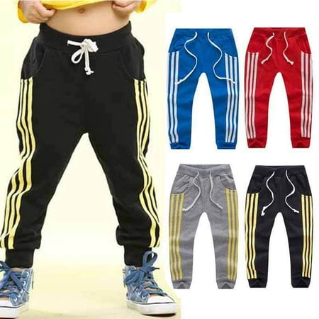 

Kids Boys Girls Joggers Jogging Bottom Pants Tracksuit Clothing Clothes Age 1-6Y