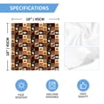 thumbnail image 5 of Sm:)e Ghost Bat Cat Pumpkin Halloween Cloth Napkins Set of 4 Reusable Napkins, Washable Table Napkin for Holiday Party 18"x18", 5 of 8