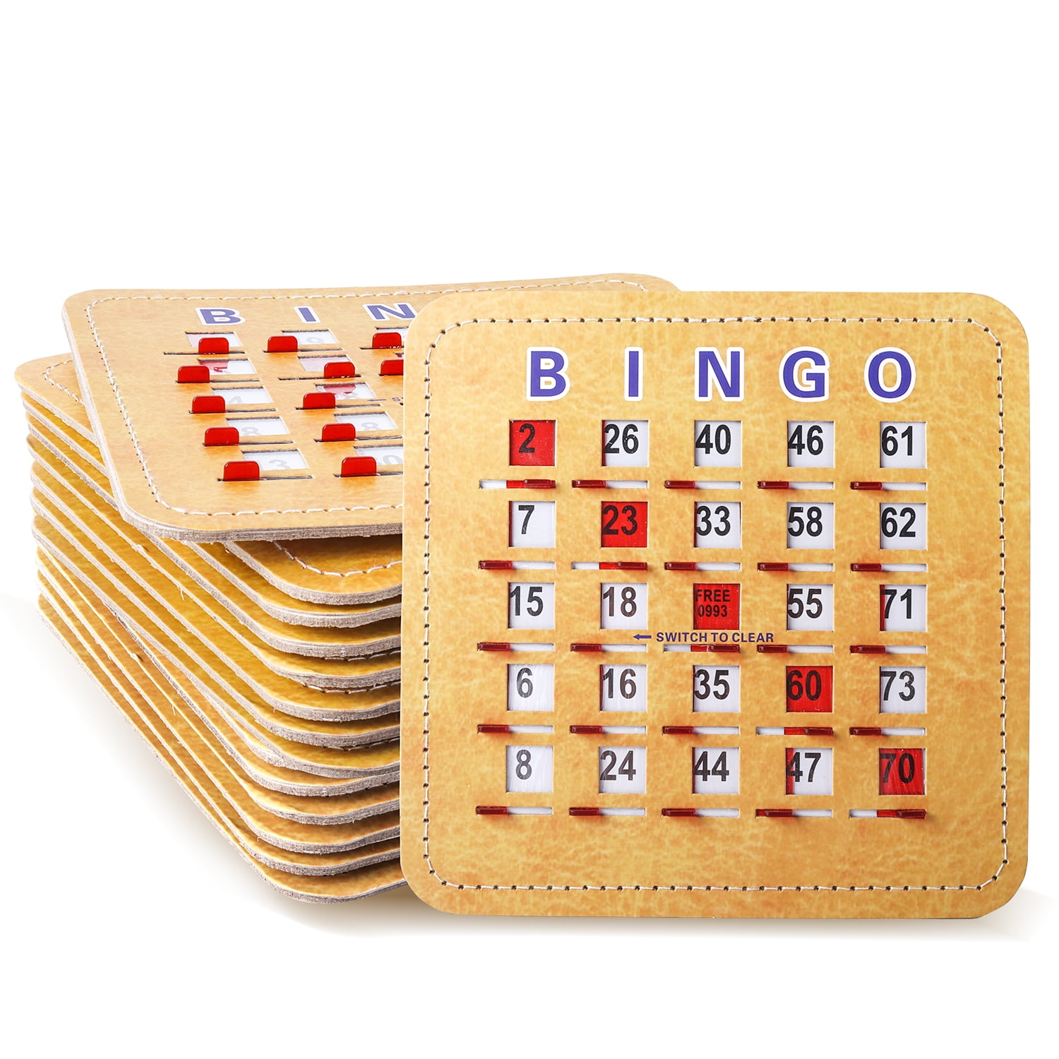 Green Finger-Slide Bingo Shutter Card 1 ct 
