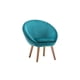 thumbnail image 1 of Sillón Zacatelco encino Estilo Retro Color Azul Gaia Herbs Zacatelco, 1 of 7