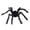 Black, variant on Giant Halloween Spider Decor Prop Giant Hairy Spider Ornament With Bendable Legs Realistic Outdoor Halloween Yard Decoration For Home Lawn Patio Halloween Party