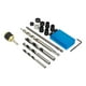 thumbnail image 1 of Kit 18 Brocas Puntas Plantilla Guia Conexión Rapida Taladr Kingsman 300241, 1 of 1