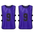 thumbnail image 5 of Pristin Vest,12PCS 's Pinnies Purple Pinnies Quick Soccer Vest 12PCS Kid's Team Numbered Bibs Numbered Soccer 12PCS Quick Soccer Team Soccer Team Numbered SIUKE BUZHI HUIOP Vest Soccer Vest, 5 of 7