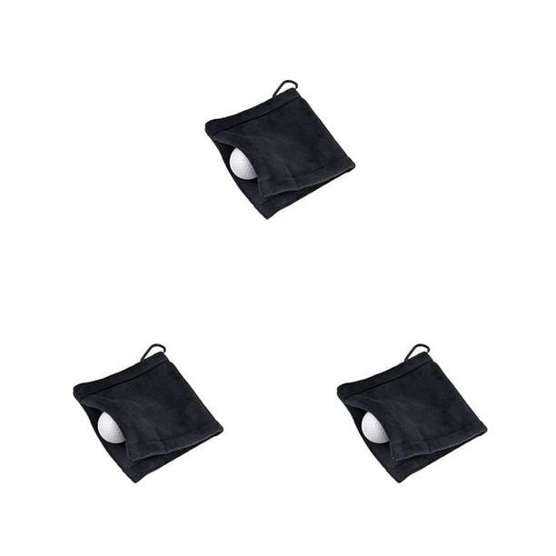 Sonducket Toalla de limpieza de pelotas de Golf con gancho, absorción de agua, cubierta de cabeza de palo de Golf limpia plegada, accesorios de Type1 NO1