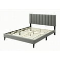thumbnail image 4 of King Size metal platform bed frame does not need box spring gray mute anti sound master bedroom, 4 of 5