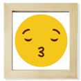 thumbnail image 1 of Kiss Love Yellow Cute Online Chat Square Picture Frame Wall Tabletop Display, 1 of 3