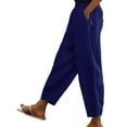 thumbnail image 1 of Pantalones jogger de cintura alta con estampado de calabazas para mujer - Pantalones deportivos ajustados con bolsillos, 1 of 5