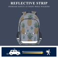 thumbnail image 5 of FORMRS Unisex School Backpack 17" Student Travel Bag with Laptop Compartment, Pineapple, 5 of 7