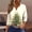 Green, variant on Only Moment Red Christmas Shirts for Women Button Down Blouses V Neck 3/4 Sleeve Dressy Blouses Business Casual Outfits Tunic Tops S