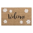 thumbnail image 1 of IH Casa Decor Natural Fibers Door Mat Welcome Daisy, 1 of 3