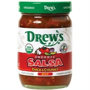 Drew's Thick & Chunky Hot Salsa, 12 oz (Pack of 6)