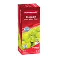 thumbnail image 5 of Rubbermaid Food Storage Slider Flex Gusset Quart Bags 14ct, 5 of 7