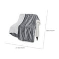 thumbnail image 3 of Fleece Blanket, Double Layer Blanket, Thickened Double Sided Flannel Lamb Fleece Blanket for Sofa and Winter Warmth, Soft Plush Polyester Material, Multiple Colors Available, 3 of 6