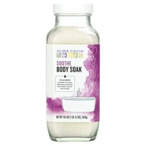 Aura Cacia Body Soak Soothe 18.5 oz Glass Jar