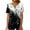 White, variant on Aoochasliy Womens Blouses Short Sleeve 2023 Casual Graphic Prints Round Neck Loose V-neck T-shirt Top Pullover