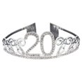 thumbnail image 2 of Sonducket Decoración de tocado de cumpleaños, accesorios de peluquería brillantes, adorno de corte de pelo, diadema de celebración para chicas Accesorio para el cabello veinte Sonducket AP011164-22, 2 of 6