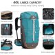 thumbnail image 2 of Mochila Mochila de hidratación aislada ligera de gran capacidad de 40 L Mochila de ocio al aire libr weikani  Mochila, 2 of 7