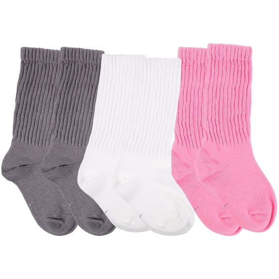 ELAYARD Toddler Cotton Socks Assorted Color 3 Pairs