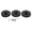 Black 30T, variant on High-Performance Steel Pinion Gear Set M1.5 Module 8mm / 0.31 inches Bore Reduce Noise RC Motor Parts for 1/5 1/8 1/10 Proportional Remote Control Cars 28T Complete 3-Piece Kit with Screws