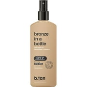 b.tan SPF 7 Sun Tanning Lotion Spray | Bronze In a Bottle - Best Tan Intensifier, Browning Outdoor Bronzing Accelerator, 8.45 Fl Oz