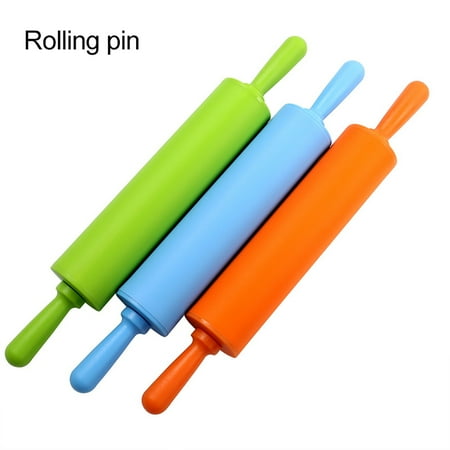 

GWONG Silicone Rolling Pin Non-stick Dough Cookie Biscuit Pizza Roller Baking Tool