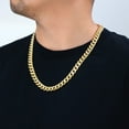 thumbnail image 3 of Nuragold 10K Real Yellow Gold Miami Cuban Link Chain Necklace 16"-30" (3mm-13mm) Italian Jewelry for Men & Women, 3 of 23