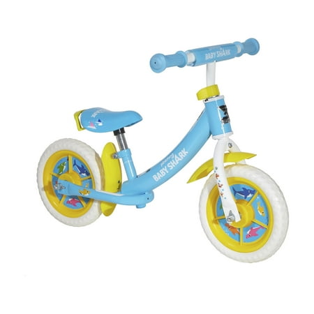 Dynacraft Baby Shark 10-Inch Unisex Balance Bike For Age 2-5 Years