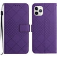 thumbnail image 2 of For iPhone 11 Pro Max Wallet Case with RFID Blocking Card Slots Holder Premium PU Leather Magnetic Kickstand Shockproof Wrist Strap Removable Flip Protective Cover For iPhone 11 Pro Max, Purple, 2 of 9