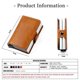 thumbnail image 4 of Cartera de cuero con bloqueo RFID para hombre, tarjetero personalizado con doble caja de Metal para tarjetas de identificación, monedero con Clip para dinero, novedad de 2023, 4 of 4