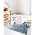 thumbnail image 4 of Blue Grey Kitchen Dish Towels for Drying Dishes Set of 2, Oil Painting Modern Abstract Waffle Weave Microfiber Hand Tea Bathroom Towels Quick Dry & Absorbent Towel 12x12, 4 of 7