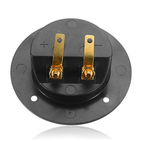 

Round 2 Positions Audio Junction Box Spring Clip Speaker Cabinet Binding Post Cups Repair Speaker Box Terminal Cup