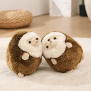 Chubby Hedgehog Stuffed Animal-Fluffy Soft Stuffed Hedgehog Plush Toy Cute Creativity Birthday Gift