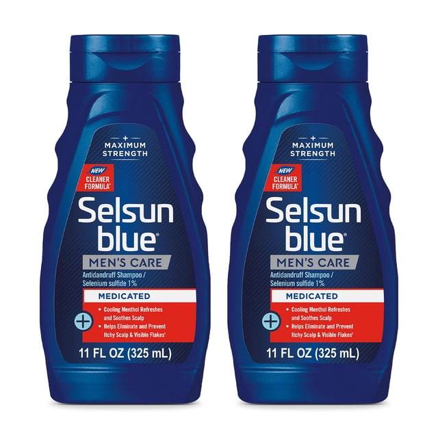 Champú anticaspa medicinal Selsun Blue, 325 ml (paquete de 2)
