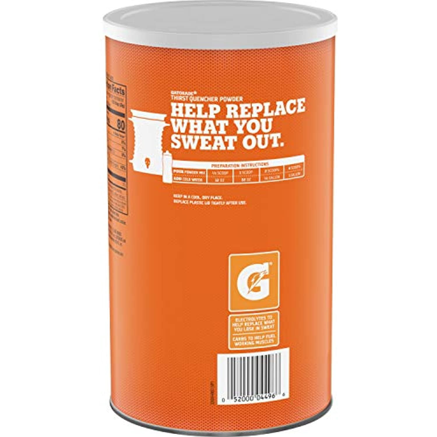 Gatorade Thirst Quencher Powder, Orange, 76.5Oz Canister