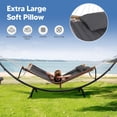 thumbnail image 4 of SUNCREAT Hammocks Standing Patio Hammock, Portable Hammock with Stand Foldable, Patent Pending, Dark Gray, 4 of 9