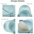 thumbnail image 5 of Qoosea  Empanada Maker Press ,Dumpling Maker Set with Dough Cutter, Dumpling Mold Set for Pierogi, Pastelitos, Calzone, Turnovers, Chinese Dumpling 3 Sizes-Blue, 5 of 6