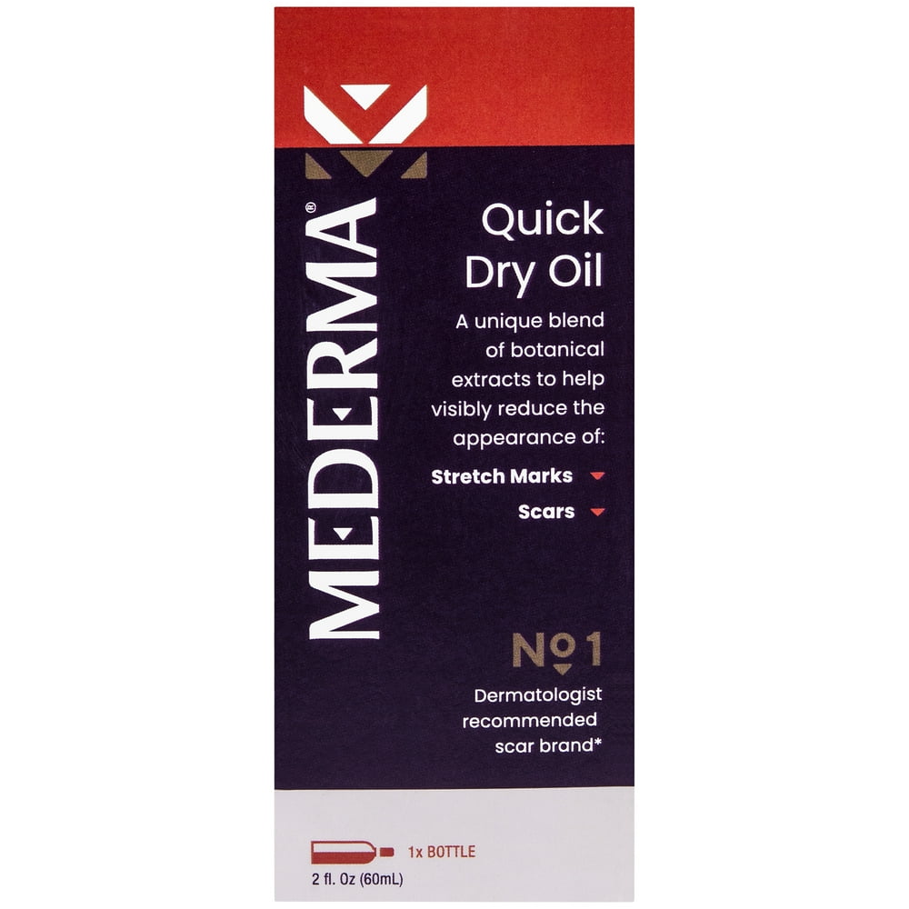 Mederma Quick Dry Oil Scar & Stretch Mark Treatment, 2.02 oz Walmart