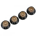 thumbnail image 2 of Guitar Volume Knob, Electric Guitar Bass Top Hat Knobs Musical Instrument Accessories Exquisite Workmanship  For Bass For Guitar Or Avec Lettre Noire, 2 of 8
