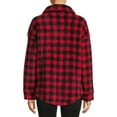 thumbnail image 5 of Time and Tru Women's and Plus Faux Sherpa Button-Front Jacket, 5 of 5