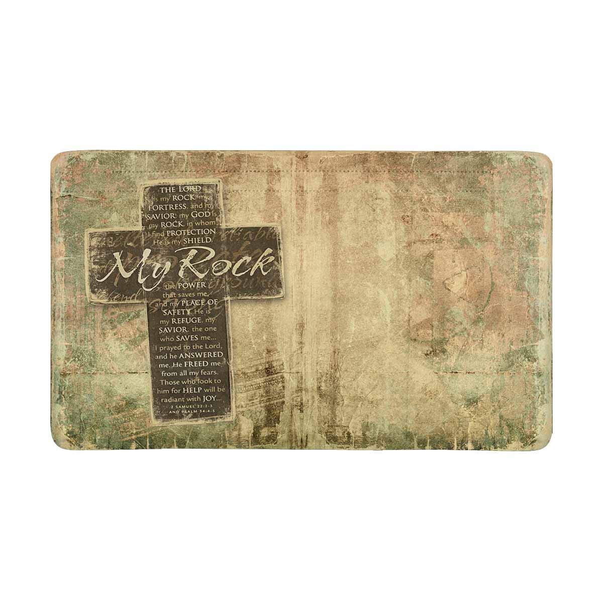 MKHERT Christian Religious Bible Verse The Lord is My Rock Religious