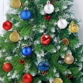 thumbnail image 3 of Christmas Tree Balls 34 Pieces Christmas Ball Set Christmas Decorations Tree Balls Tree Decorations For Christmas Matt, Glittering Decorative Balls For Hanging Up Door Decorations Christmas Tree, 3 of 7