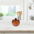 thumbnail image 3 of 1pc Wooden Seasoning Bowl Practical Kids Rice Bowl Food Container with Lid, 3 of 9