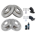 thumbnail image 2 of TRQ Front & Rear Ceramic Brake Pad & Rotor Kit w/Chemicals for Honda BKA16721, 2 of 6