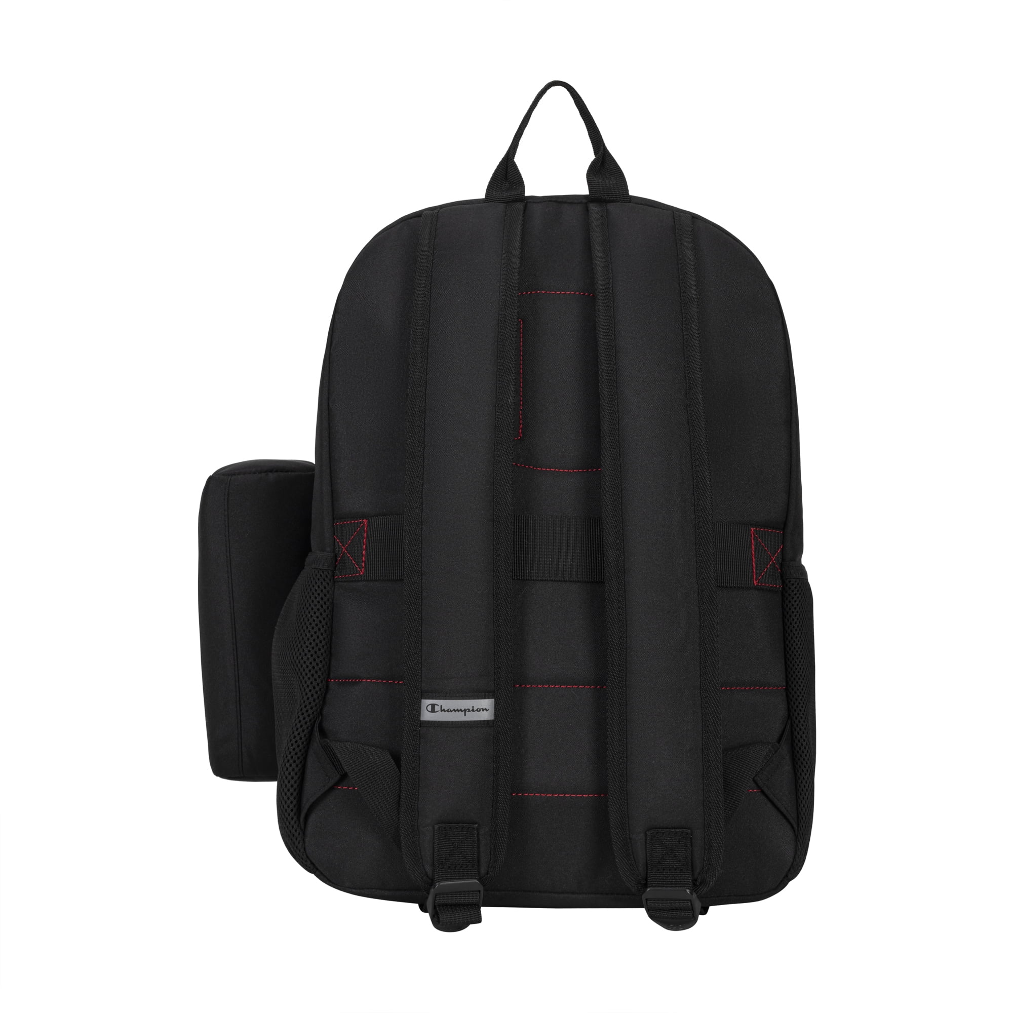 Champion Black Combination Unisex Campus Backpack 18 Inch