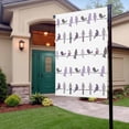 thumbnail image 3 of Garden Flag Double-Side Printed House Flag Rowley Birds Floral Pattern Yard Flag Purple White Buffalo Plaid Welcome Banner Decor Outdoor Holiday Decorations 28*40in, 3 of 8
