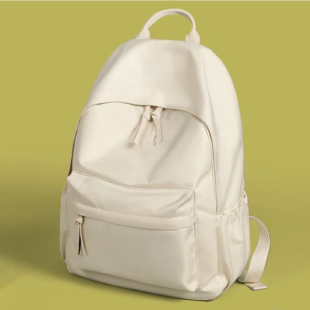 Backpack for Woman Korean New Solid Color Fashion Bagpack Waterproof College Student School Bags Simple Large-capacity Travel Waterproof Backpack