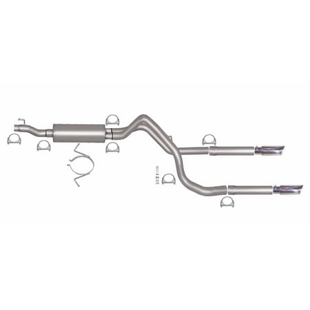 Cat-Back Dual Split Exhaust System, Stainless Fits select: 2007-2008 DODGE RAM 1500, 2006 DODGE RAM 1500 ST/SLT