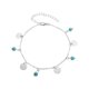 thumbnail image 1 of Qarigey Tobilleras de moda ajustable aleación Universal estilo Simple tobilleras de mujer accesorios regalos de playa cadenas de pie para mujeres Ropa, zapatos y accesorios Miscelánea Plata Qarigey AP009288-02, 1 of 6